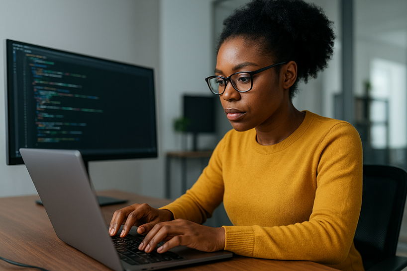 Digital technology solutions illustration